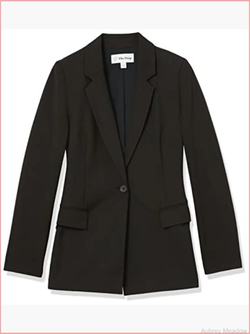 Power Blazer - Notched Collar Long Silhouette Women's Blake